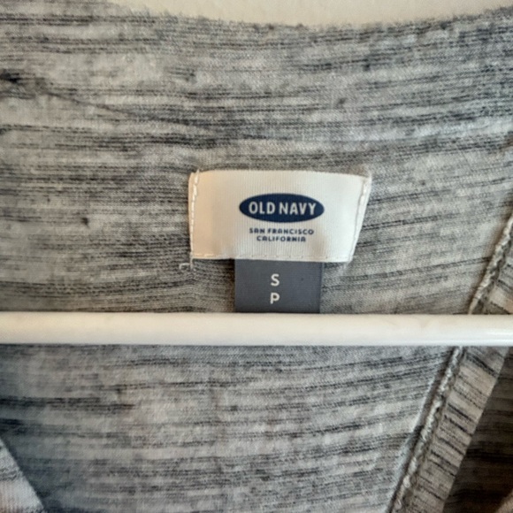 Old Navy- Heather gray tank top with open back (size small) - Picture 3 of 4